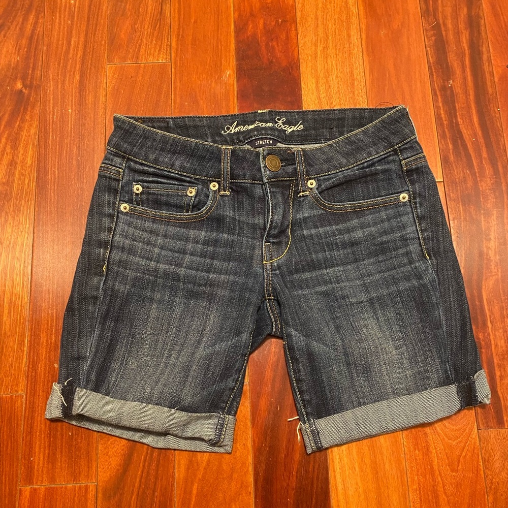American Eagle Stretch Jean Shorts, size 2